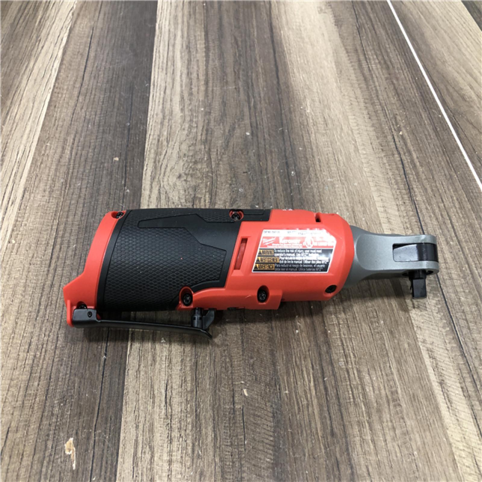 AS-IS Milwaukee FUEL 12-Volt Lithium-Ion Brushless Cordless High Speed 3/8 in. Ratchet (Tool-Only)