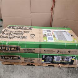 Phoenix Location AS-IS Lifetime 8 ft. W x 5 ft. D Modern Resin Shed (40 sq. ft.) (Complete)