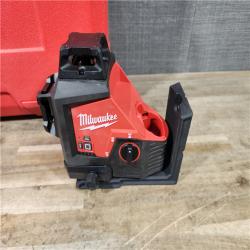 HOUSTON LOCATION - AS-IS Milwaukee-3632-21 M12 Green Beam Laser 360° 3-Plane Kit