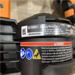 AS-IS RIDGID Pneumatic 15 Deg. 1-3/4 in. Coil Roofing Nailer