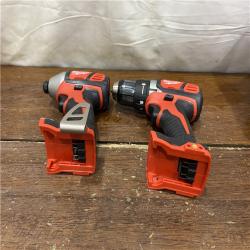 AS-IS Milwaukee 18V Cordless Brushed 2 Tool Drill/Driver and Impact Driver Kit