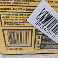 NEW! - DeWalt DCN891B Cordless Concrete Nailer (Tool-Only)