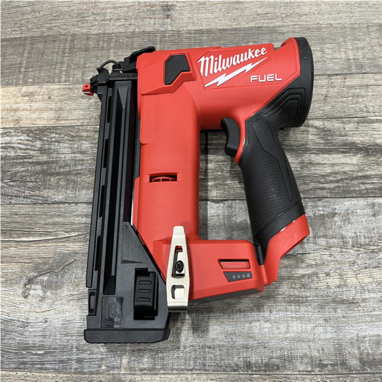 AS-IS Milwaukee FUEL 12-Volt Lithium-Ion Brushless Cordless 18-Gauge 1-1/2 in. Compact Brad Nailer (Tool Only)