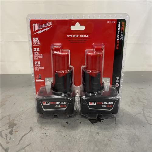 New! - Milwaukee M12 12-Volt Lithium-Ion XC Extended Capacity 3.0Ah Battery Pack (2Pack)