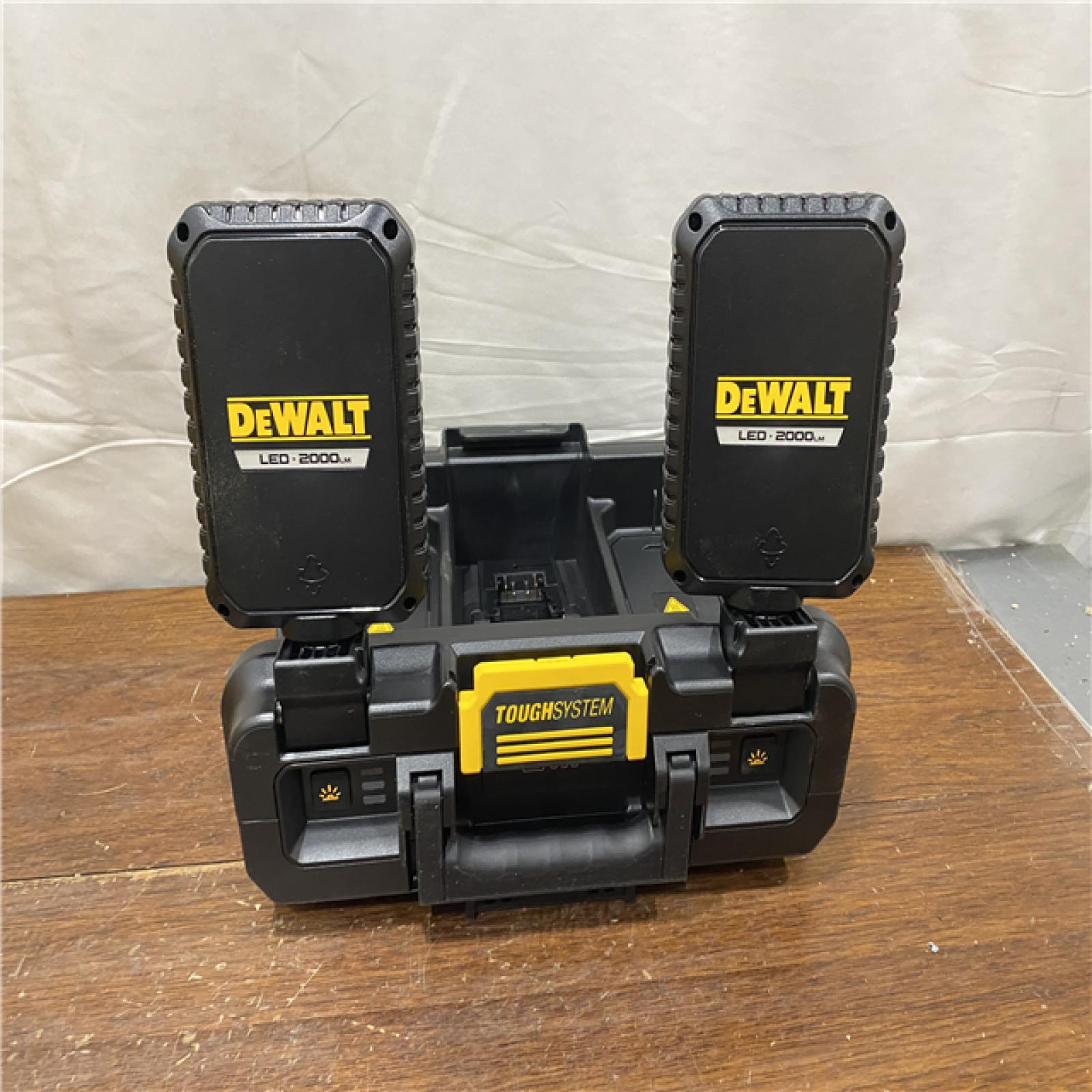 AS-IS Tough System 2.0 Flex Volt 20V/60V Cordless 4000 Lumen LED Adjustable Folding Panel Work Light
