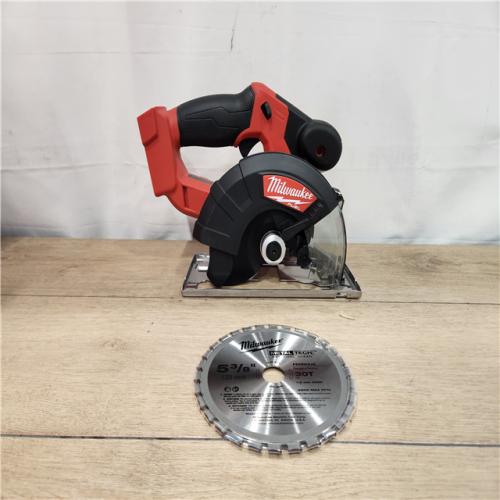 AS-IS- Milwaukee FUEL 18V Lithium-Ion Brushless Cordless 6-1/2 in. Circular Saw (Tool-Only)
