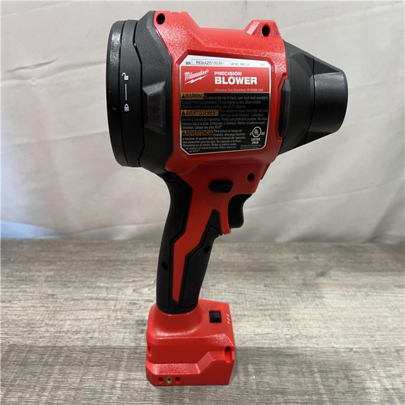 AS-IS Milwaukee 18V Lithium-Ion 570 MPH Brushless Cordless Precision Blower (Tool-Only)