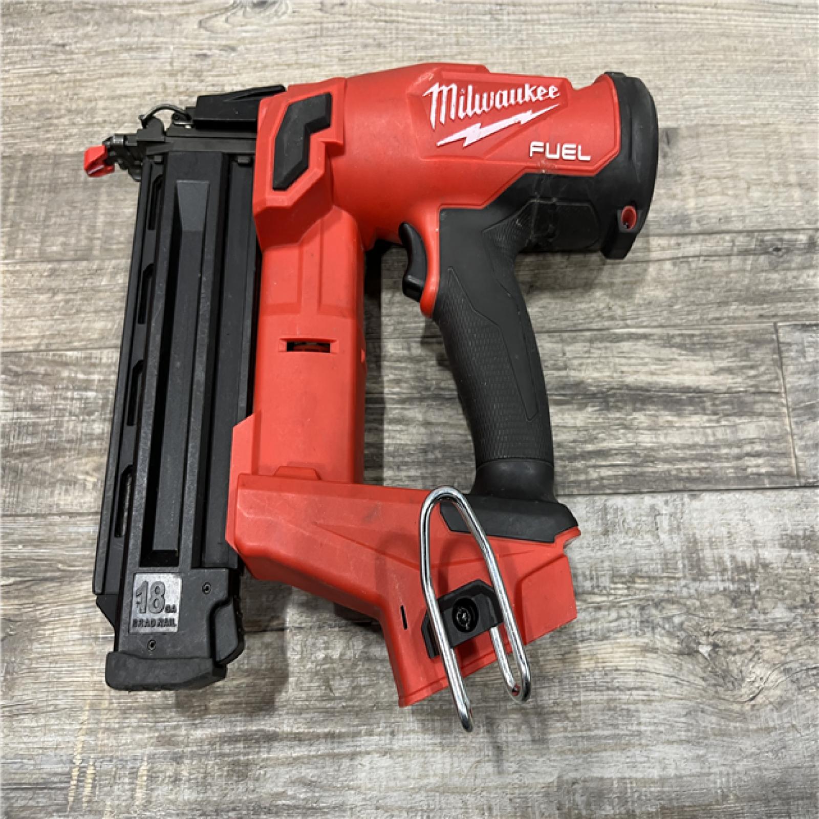 AS-IS Milwaukee FUEL 18-Volt Lithium-Ion Brushless Cordless Gen II 18-Gauge Brad Nailer (Tool-Only)