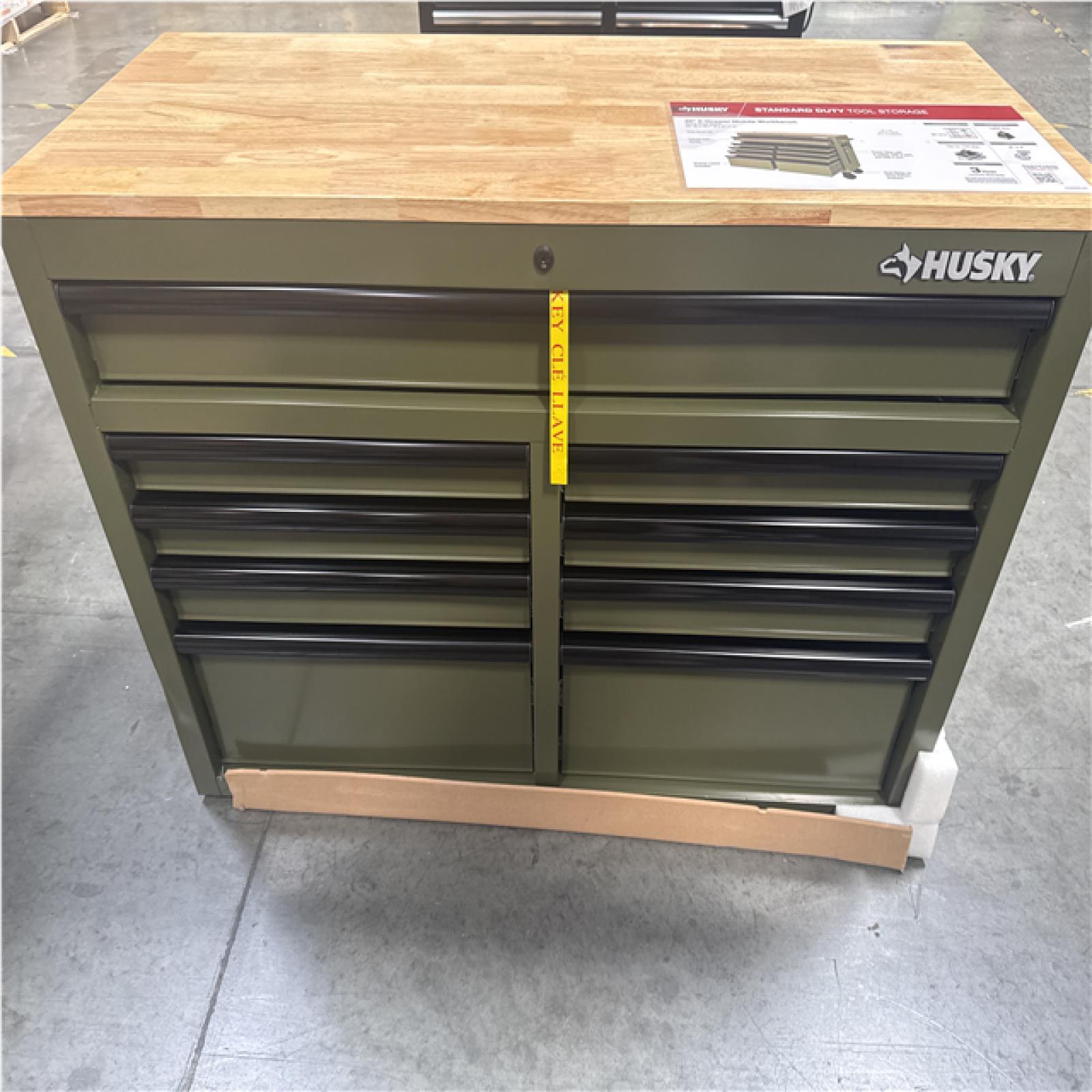 CALIFORNIA AS IS HUSKY 9 DRAWER WORKBENCH