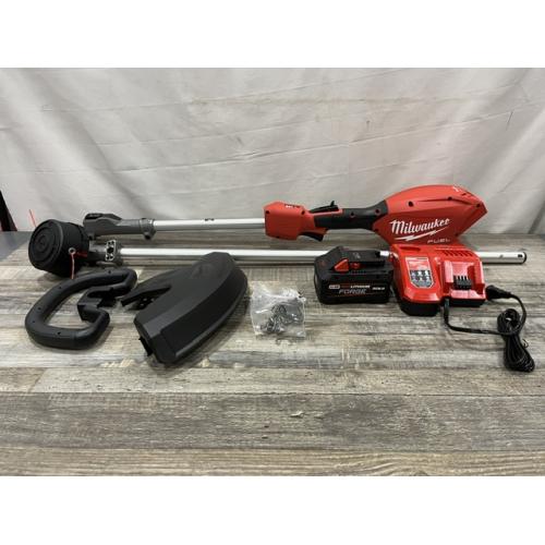 AS-IS Milwaukee FUEL 18V 16 in. Brushless Cordless Battery Powered String Trimmer Kit