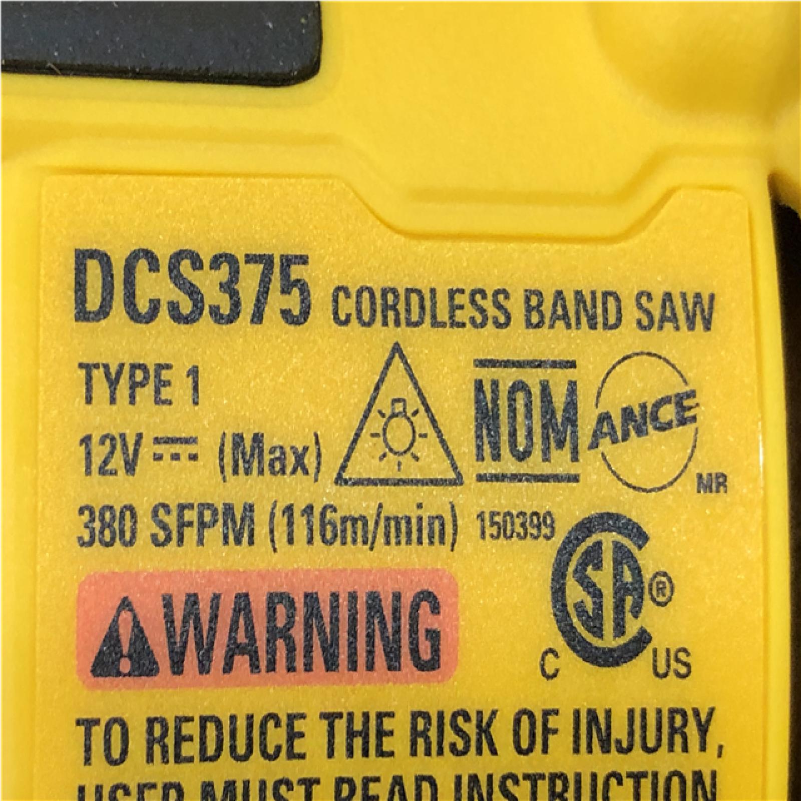 AS-IS DeWalt 12V 1 3/4 Brushless Cordless Bandsaw (Tool Only)