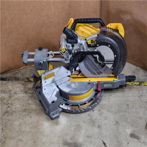 HOUSTON LOCATION - AS-IS DEWALT 60V Lithium-Ion 12 in. Cordless Sliding Miter Saw (Tool Only)