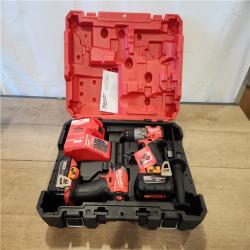 AS-IS- Milwaukee FUEL 18V Lithium-Ion Brushless Cordless Hammer Drill and Impact Driver Combo Kit