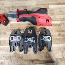 HOUSTON LOCATION - AS - IS Milwaukee 12-Volt Lithium-Ion Force Logic Cordless Press Tool Kit