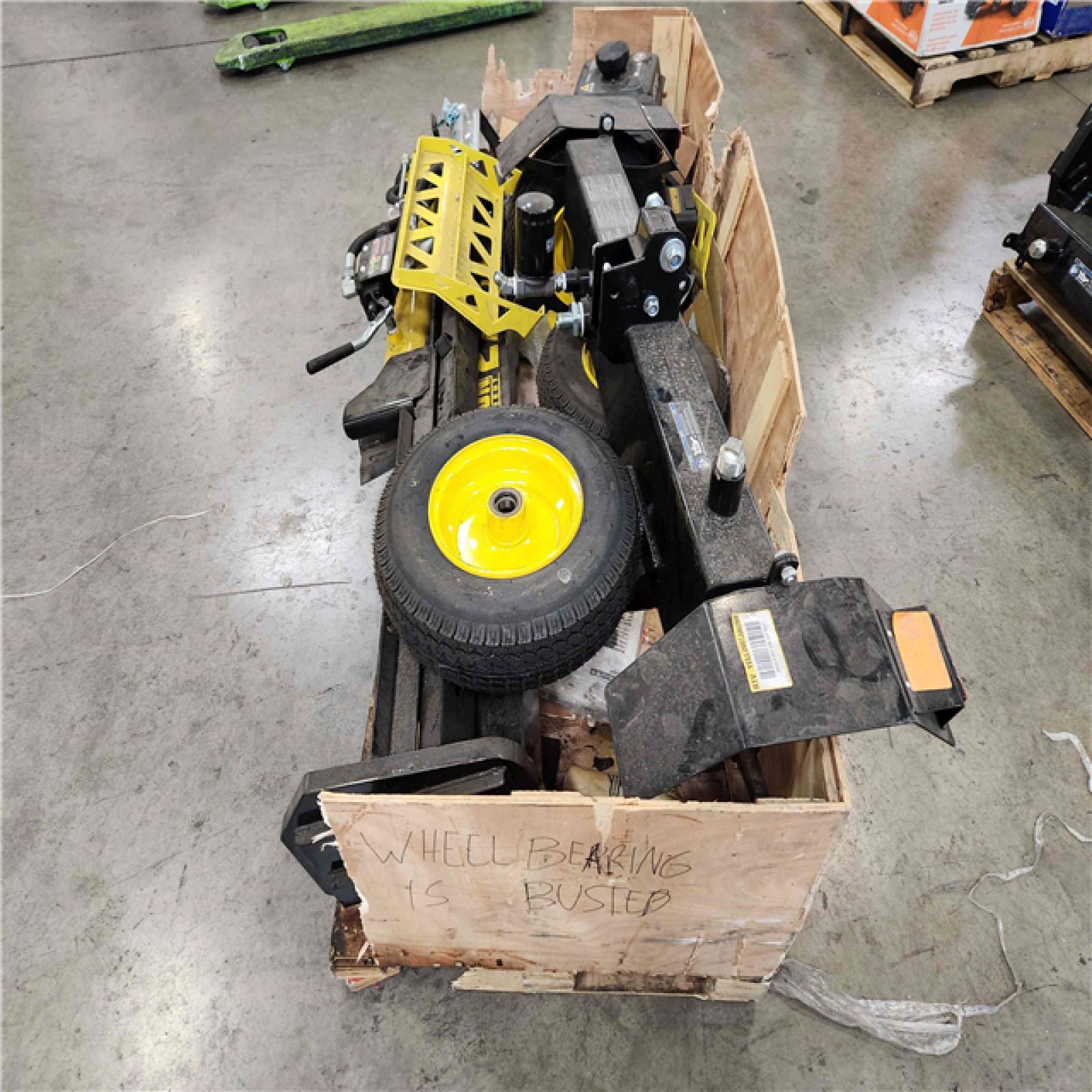Phoenix Location AS-IS Pallet of Champion Log Splitter Components