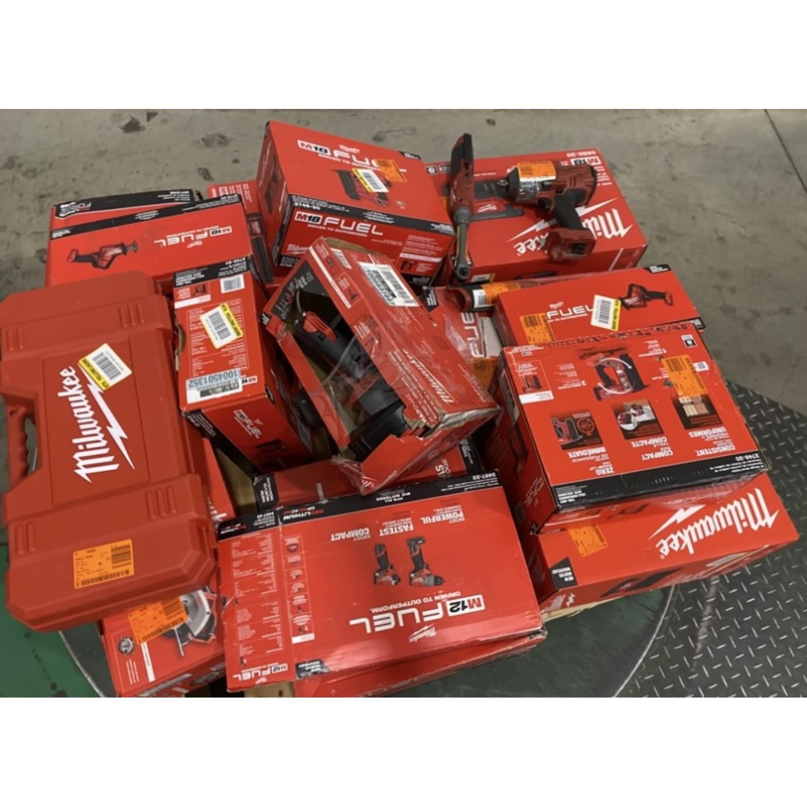 Dallas Location - As-Is MILWAUKEE Tool Pallet