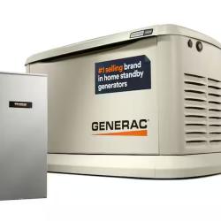 DALLAS LOCATION - Generac 26 000 Watt - Dual Fuel Air- Cooled Whole House Home Standby Generator