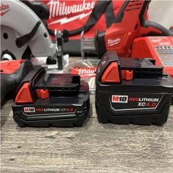 AS-IS Milwaukee 18-Volt Lithium-Ion Brushless Cordless (4-Tool) Combo Kit