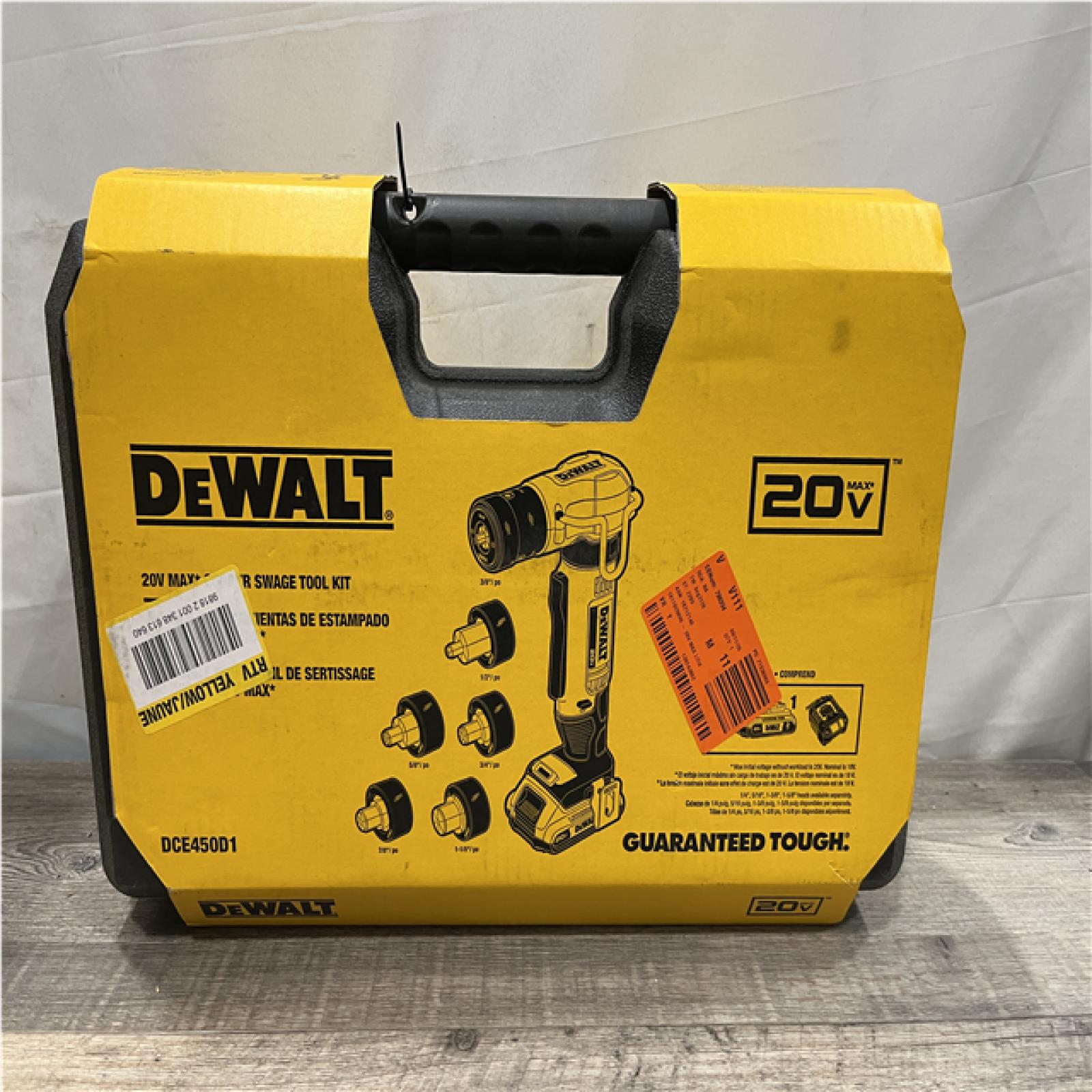 NEW - DEWALT 20V MAX Lithium-Ion Copper Swage Tool Kit