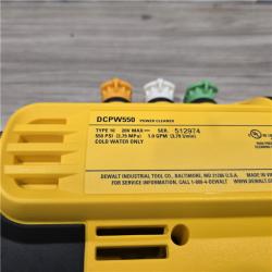 AS-IS Dewalt 20V 550 PSI 1 GPM Cordless Power Cleaner (Tool-Only) DCPW550B