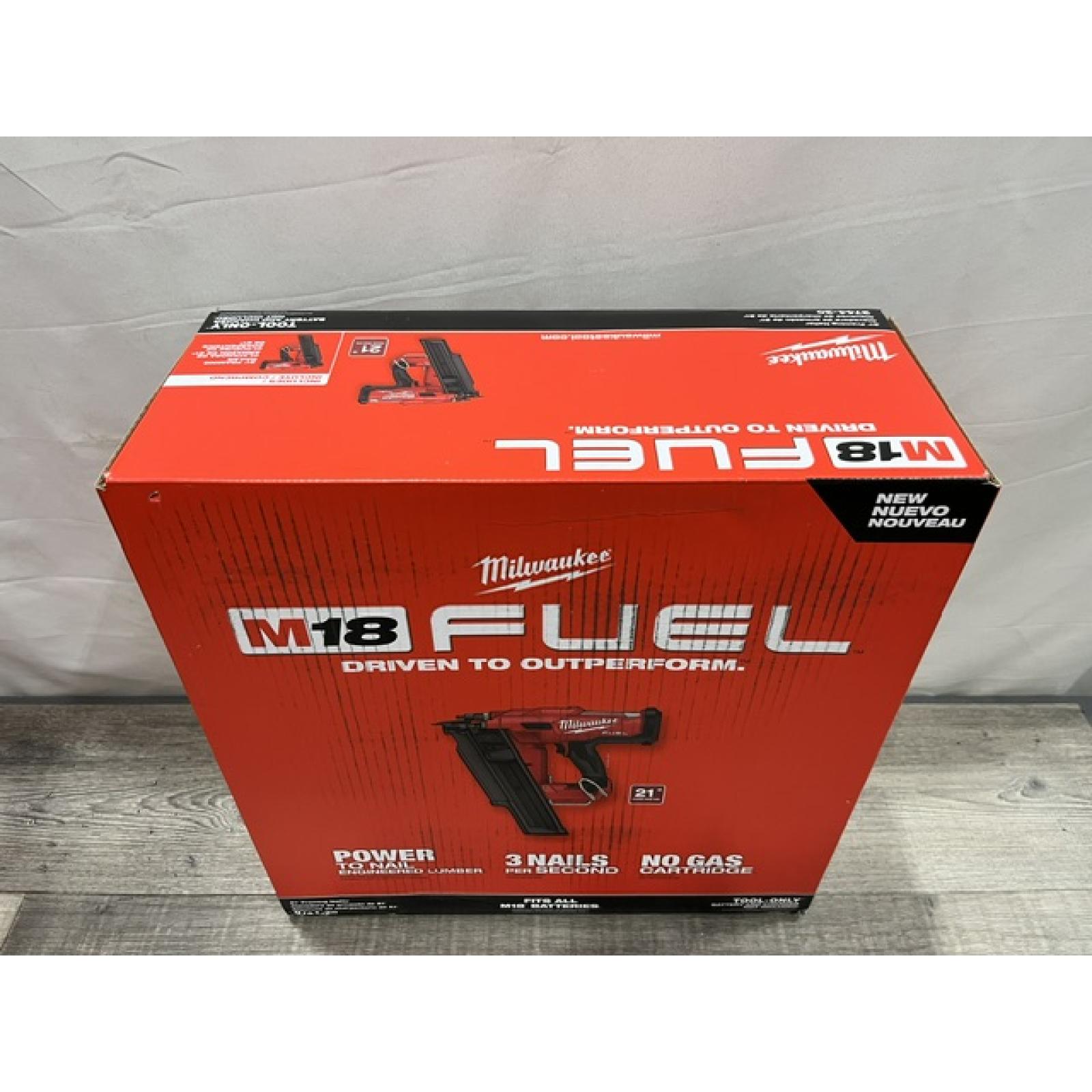 NEW - Milwaukee FUEL 3-1/2 in. 18-Volt 21-Degree Lithium-Ion Brushless Cordless Framing Nailer (Tool-Only)