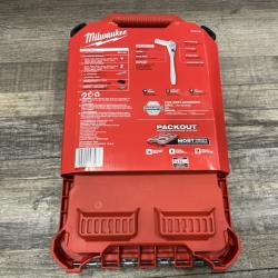 NEW - Milwaukee 3/8 in. Drive Metric Ratchet and Socket Mechanics Tool Set with PACKOUT Case (32-Piece)