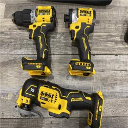AS-IS DEWALT 20V MAX Lithium-Ion Cordless 3-Tool Combo Kit