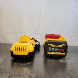 AS-IS- FLEXVOLT 20V/60V MAX Lithium-Ion 9. 0 Ah Battery Pack and Charger Starter Kit