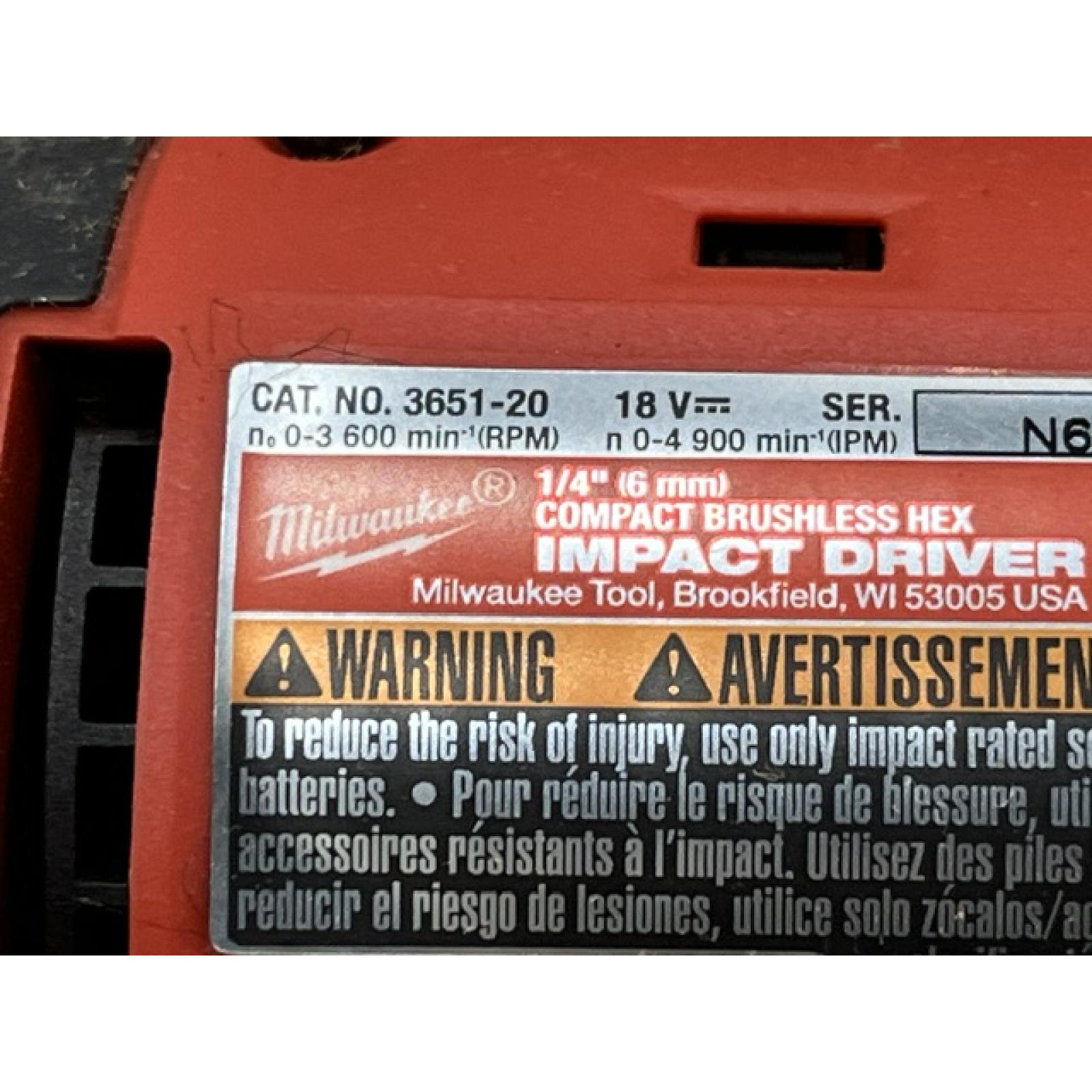 AS-IS Milwaukee 18-Volt Lithium-Ion Brushless Cordless Compact Hammer Drill/Impact Combo Kit