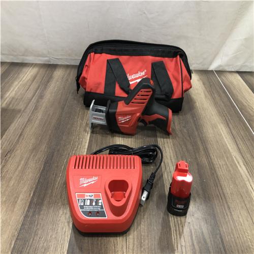 AS-IS Milwaukee 12V Lithium-Ion HACKZALL Cordless Reciprocating Saw Kit