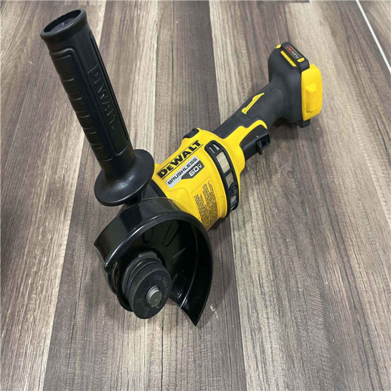 GOOD DEWALT 60V MAX Cordless Brushless 4.5 in. to 6 in. Small Angle Grinder with Kickback Brake (Tool Only)
