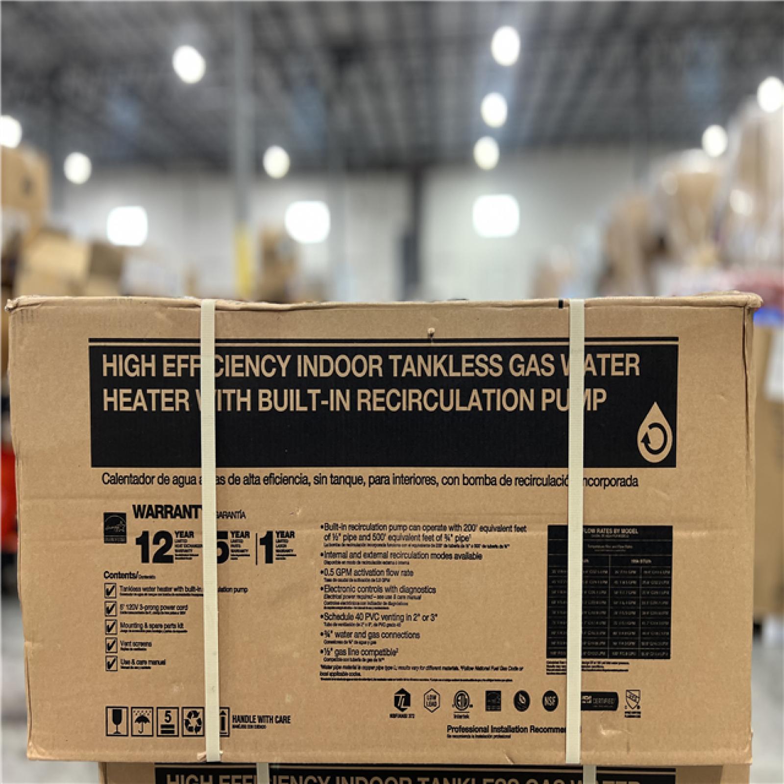 DALLAS LOCATION Rheem Prestige 11 GPM Natural Gas High Eff Indoor