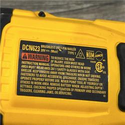 AS-IS DEWALT ATOMIC 20V MAX Lithium Ion Cordless 23 Gauge Pin Nailer Kit