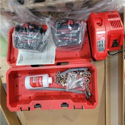 CALIFORNIA AS-IS NEW MILWAUKEE HIGH SPEED CHAIN SNAKE