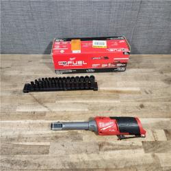 HOUSTON LOCATION - AS-IS Milwaukee FUEL INSIDER 12V Lithium-Ion Brushless Cordless 1/4 in. - 3/8 in. Extended Reach Box Ratchet (Tool-Only)