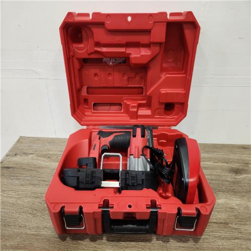 Phoenix Location NEW Milwaukee M12 12V Lithium-Ion Cordless Sub-Compact Band Saw XC Kit with One 3.0h Battery, Charger and Hard Case