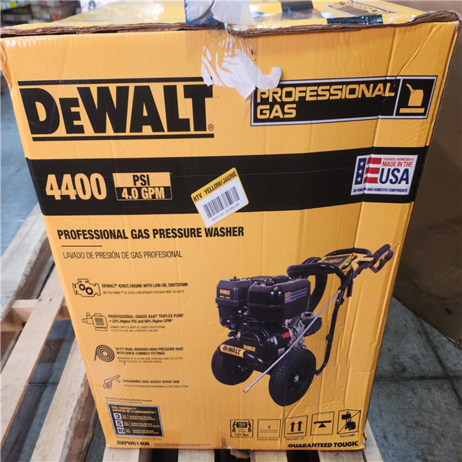 Phoenix NEW DEWALT 4400 PSI 4.0 GPM Cold Water Gas Pressure Washer