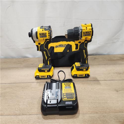 AS-IS- DEWALT ATOMIC 20-Volt MAX Lithium-Ion Cordless (2-Tool) Combo Kit
