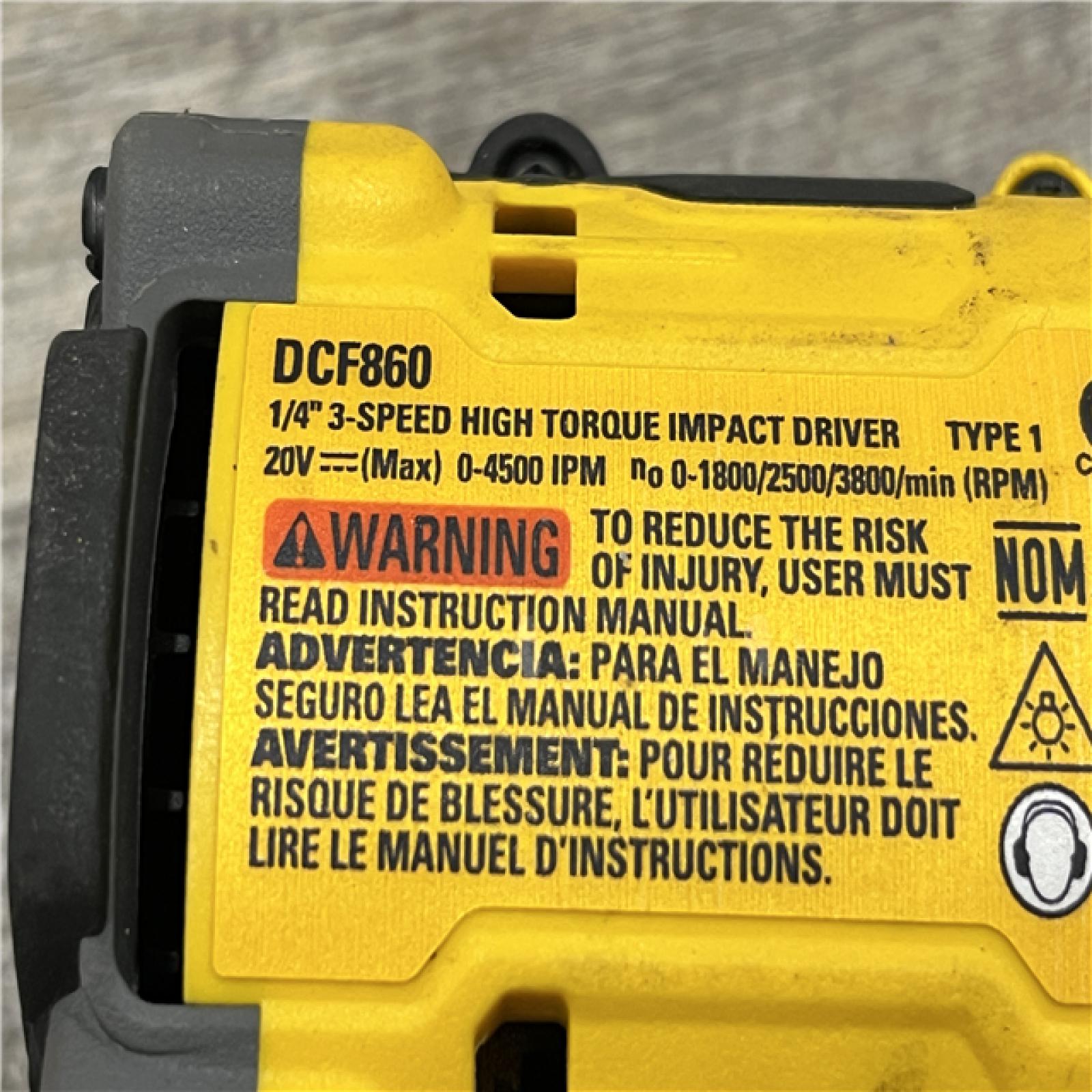 AS-IS DEWALT 20V MAX XR Cordless Impact Driver (Tool Only)