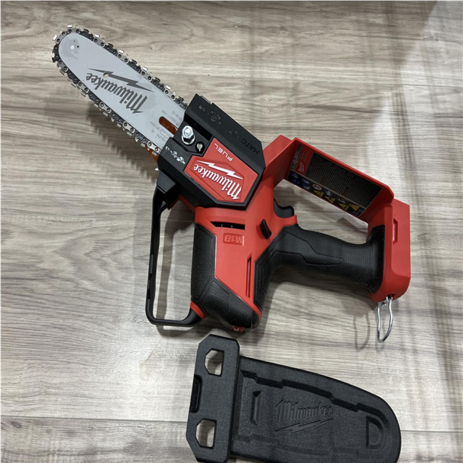 AS-IS Milwaukee FUEL 18V Lithium-Ion Brushless Cordless 8 in. HATCHET Pruning Saw (Tool-Only)