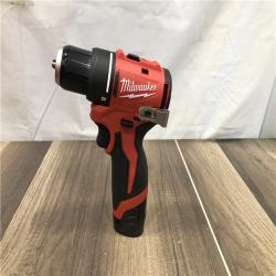 AS-IS Milwaukee 12-Volt Lithium-Ion Brushless Cordless Subcompact Brushless Drill Driver Kit