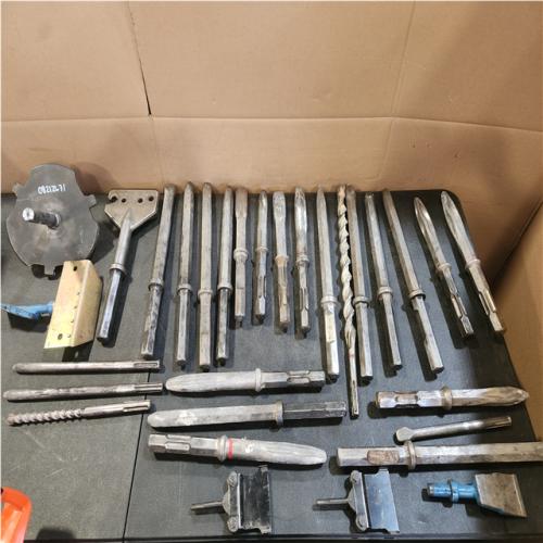 Phoenix USED Mixed Rotary Hammer Attachments (30-Total)