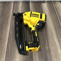 AS-IS DEWALT 20V MAX XR 16-Gauge Electric Cordless Angled Finishing Nailer Kit