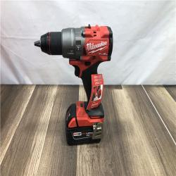AS-IS Milwaukee FUEL 18V Lithium-Ion Brushless Cordless 1/2 in. Hammer Drill Driver Kit