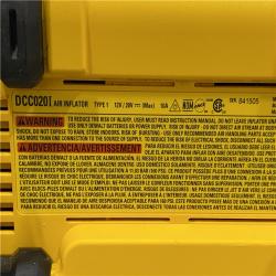 AS-IS DEWALT 20V MAX Cordless Electric Portable Inflator (Tool Only)