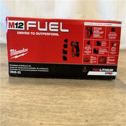 NEW! Milwaukee  FUEL 12V Lithium-Ion Brushless Cordless 4-in-1 Installation 3/8 in. Drill Driver Kit