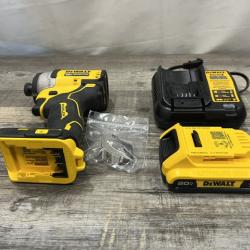 AS-IS DEWALT Atomic 20V Max Lithium-Ion Brushless Cordless Compact 1/4 in. Impact Driver Kit