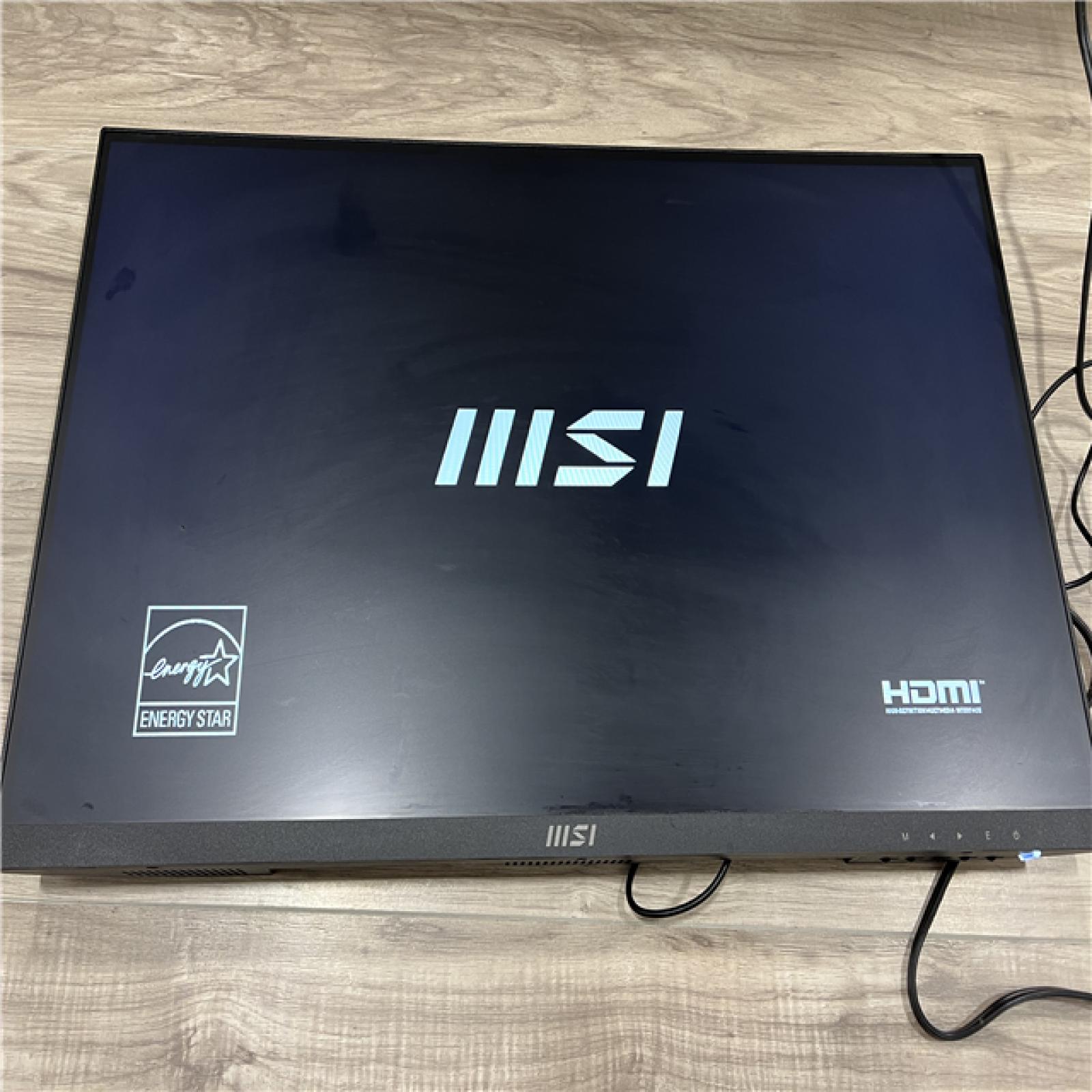 AS-IS MSI 27 WQHD Flat Monitor in Matte Black
