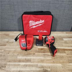 HOUSTON LOCATION - AS - IS Milwaukee FUEL 12V Li-Ion Brushless Cordless Stubby 3/8 in. Impact Wrench Kit