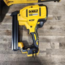 HOUSTON LOCATION - AS-IS DeWALT DCN681D1 20-Volt MAX 18ga Cordless Brushless Narrow Crown Stapler Kit